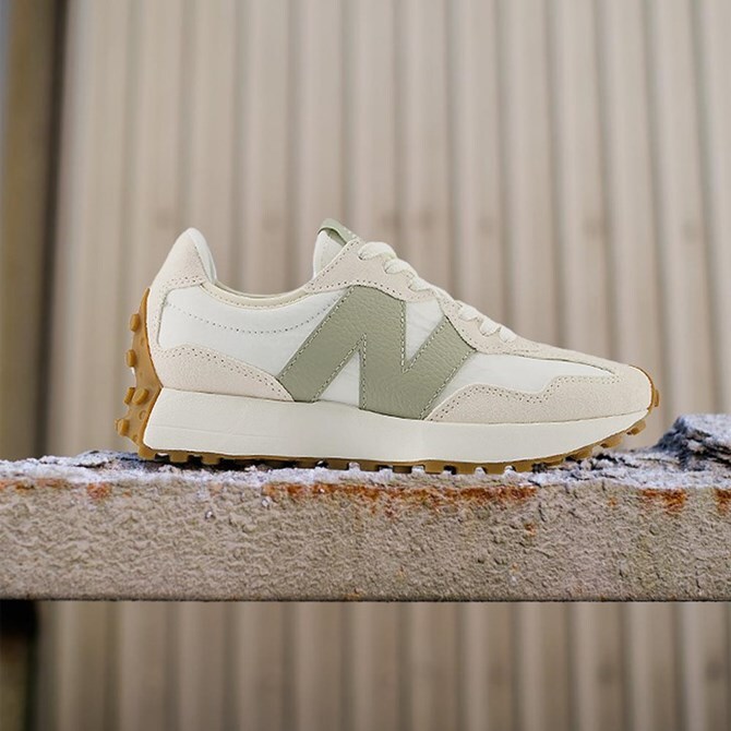 NEW BALANCE 327 NB 海鹽灰綠 鼠尾草綠 奶油白 米白 焦糖底 女鞋 WS327FTB / 調貨
