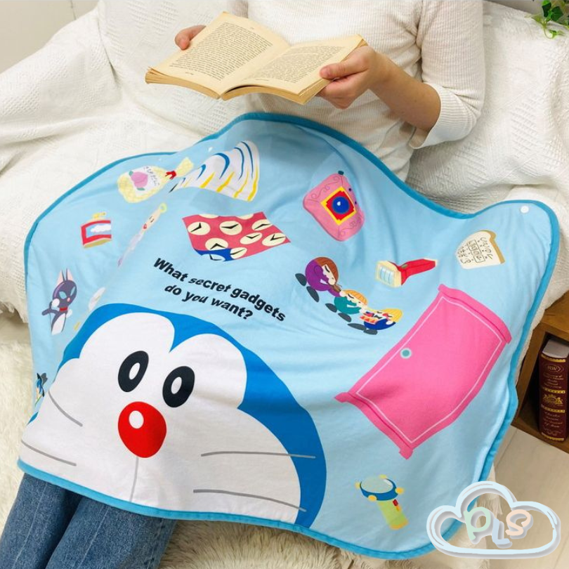 現貨 毯子 70 X 100cm 多啦A夢 藍色 #22824