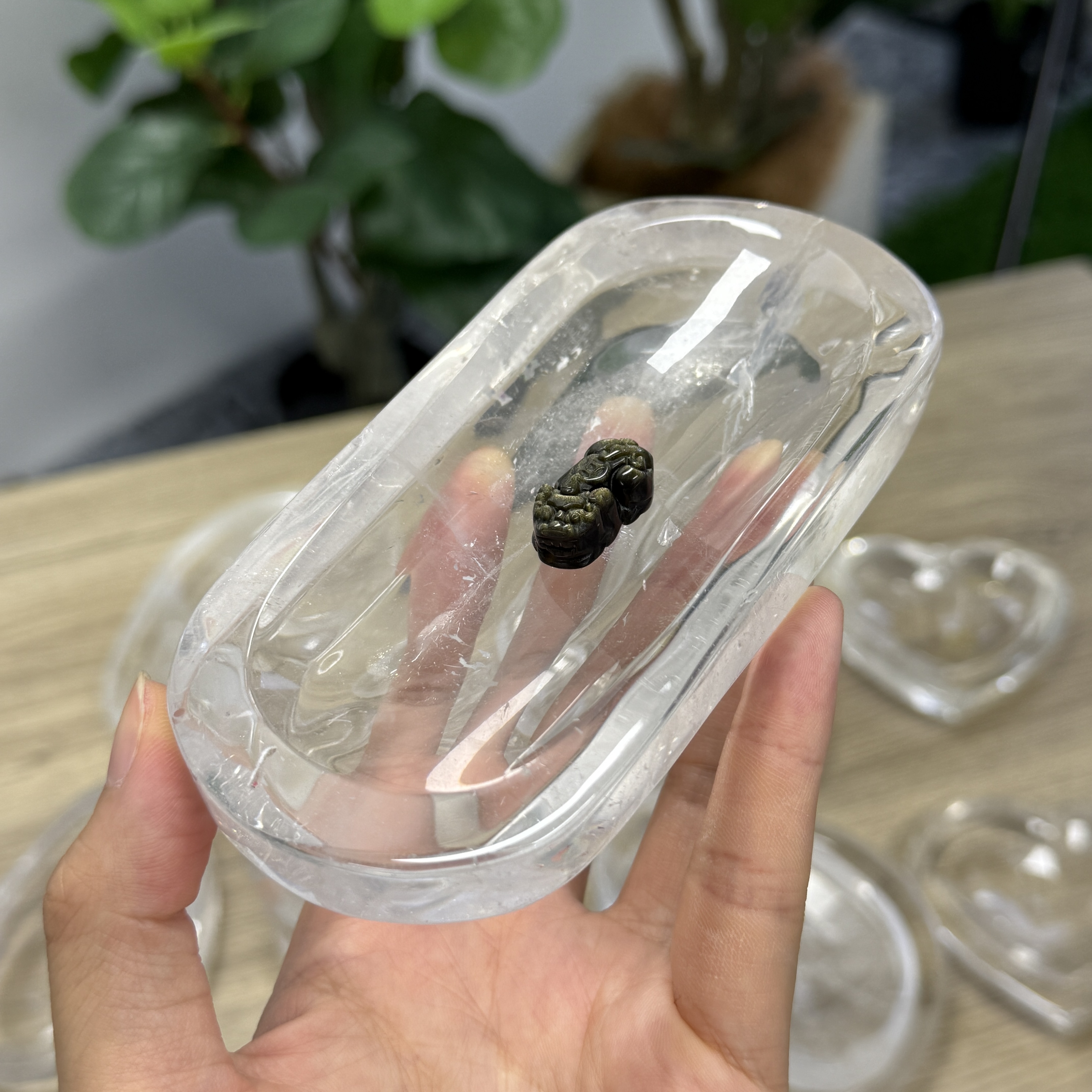 高品質白水晶碟  WD2034