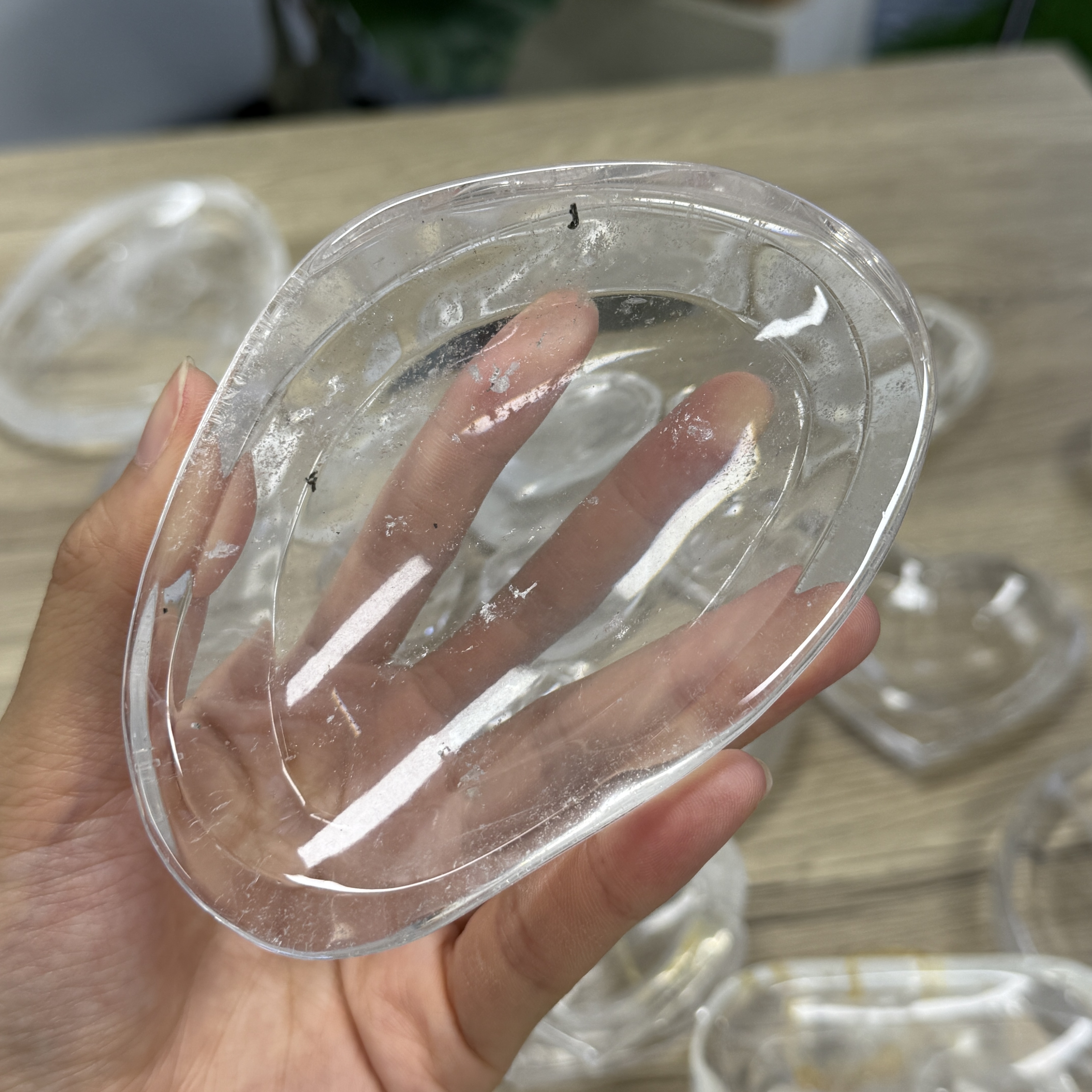 高品質白水晶碟  WD2037