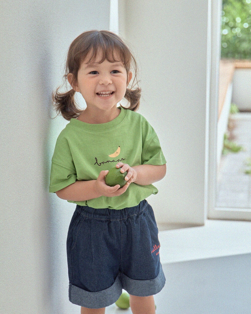 [7月第三週出貨]-小香蕉 T 恤｜清新綠