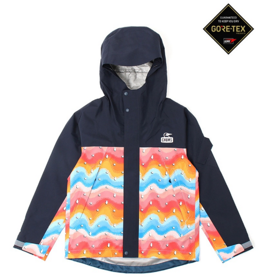 CHUMS Men’s Spring Dale GORE-TEX Lightweight Waterproof Jacket - Navy | Windproof Breathable Outdoor Shell  JUN25