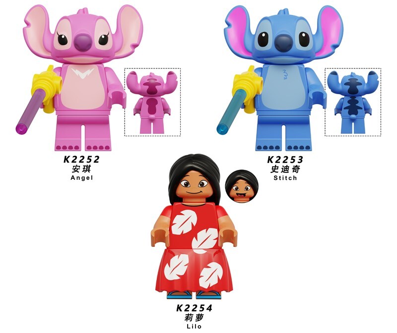 Stitch Movie Custom Minifigures Set Fit Lego KDL839