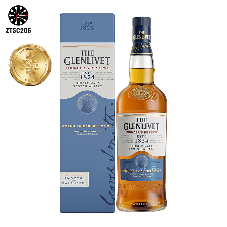 Glenlivet Founder's Reserve Single Malt Scotch Whisky 格蘭利威 創者臻藏單一純麥威士忌 【附禮盒】