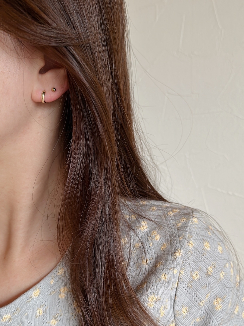 S925 5mm hoop pierce