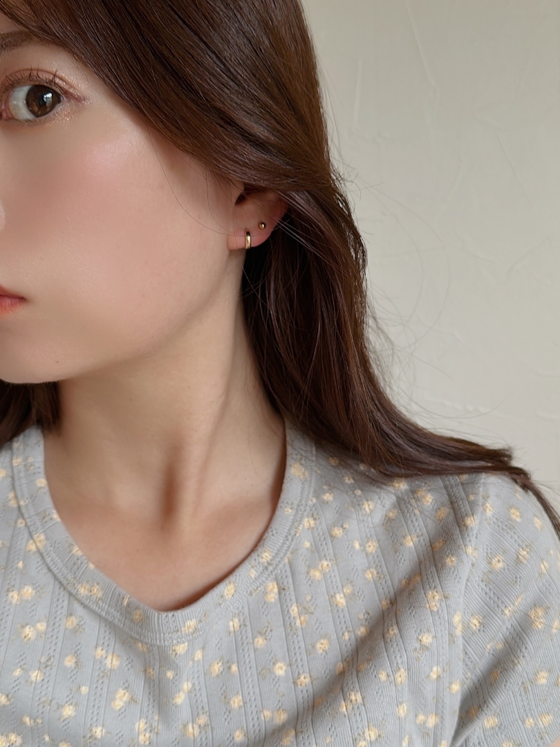 S925 5mm hoop pierce