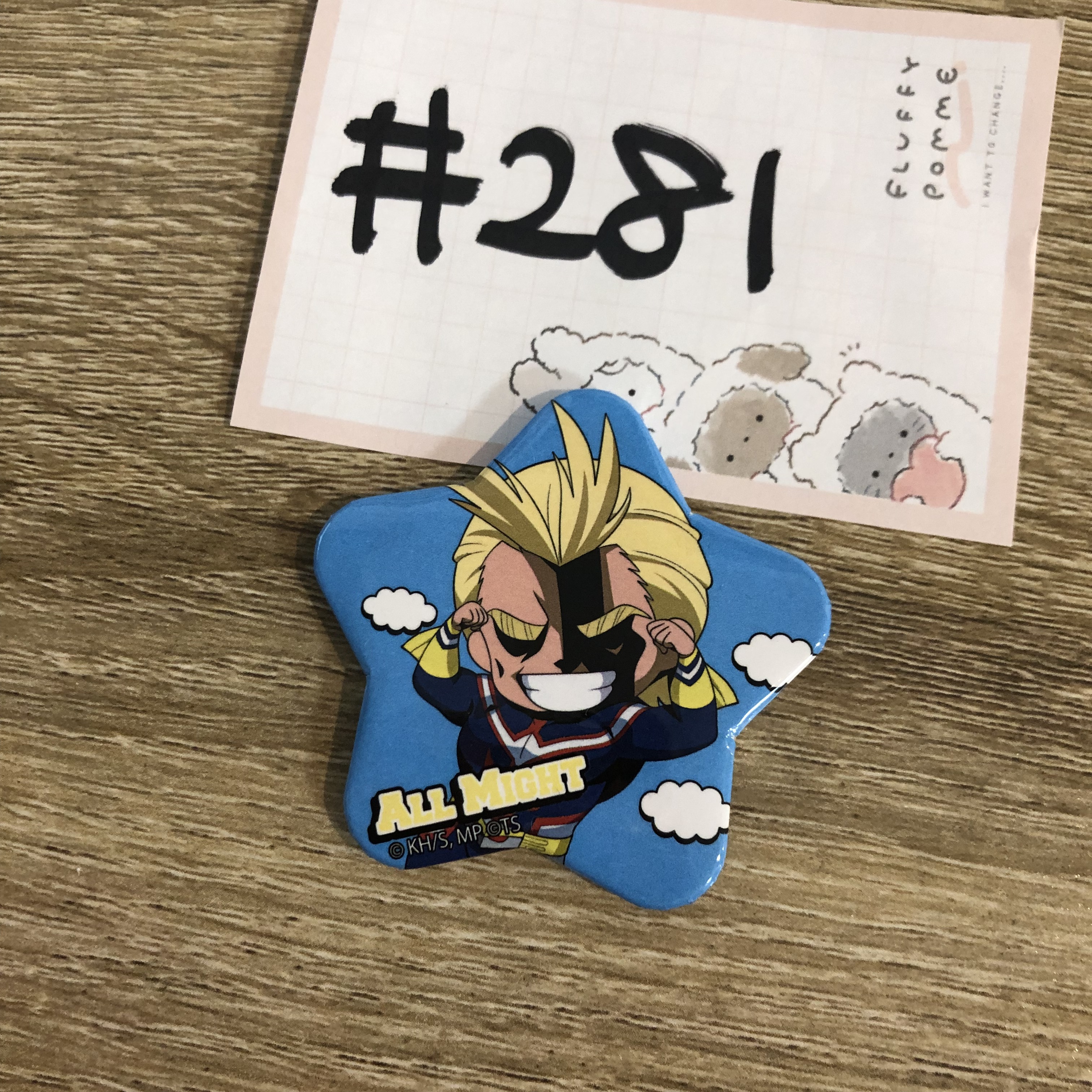 我的英雄學院 ALLMIGHT 襟章# 281