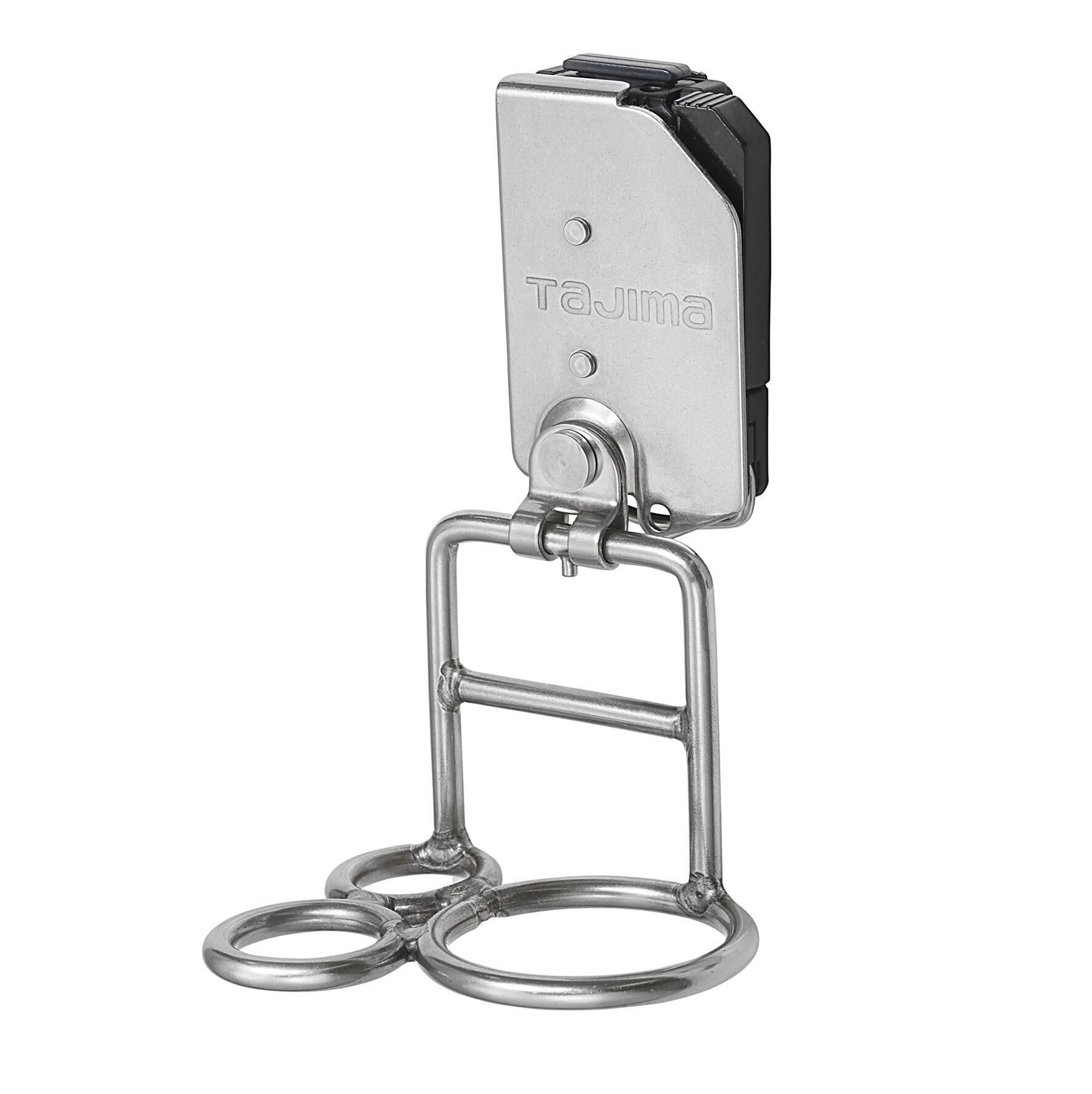 TAJIMA快扣式不鏽鋼製工具掛勾 H型三孔 可動 SFKHS-H3M