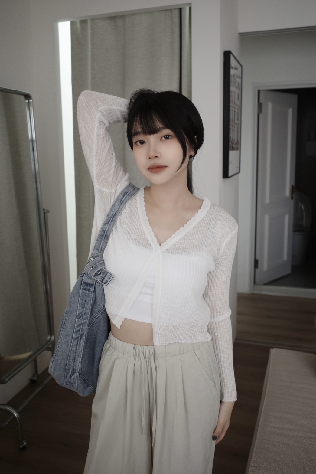 <女裝現貨💗> J27 安全感滿滿 花邊開釦針織小外套 三色