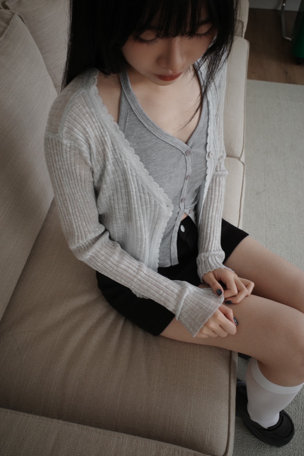 <女裝現貨💗> J27 安全感滿滿 花邊開釦針織小外套 三色