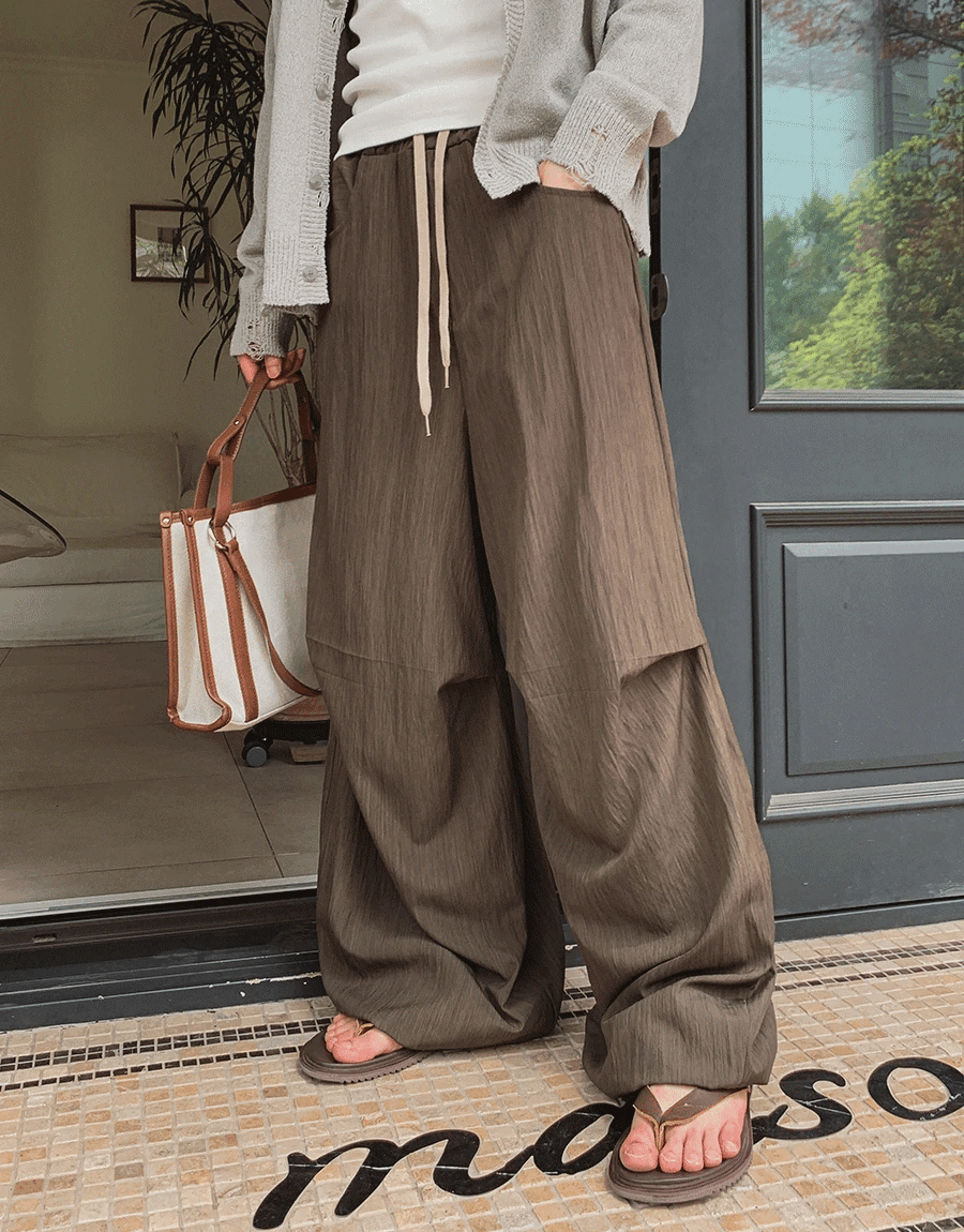 DENTS 尼龍綁帶燈籠褲