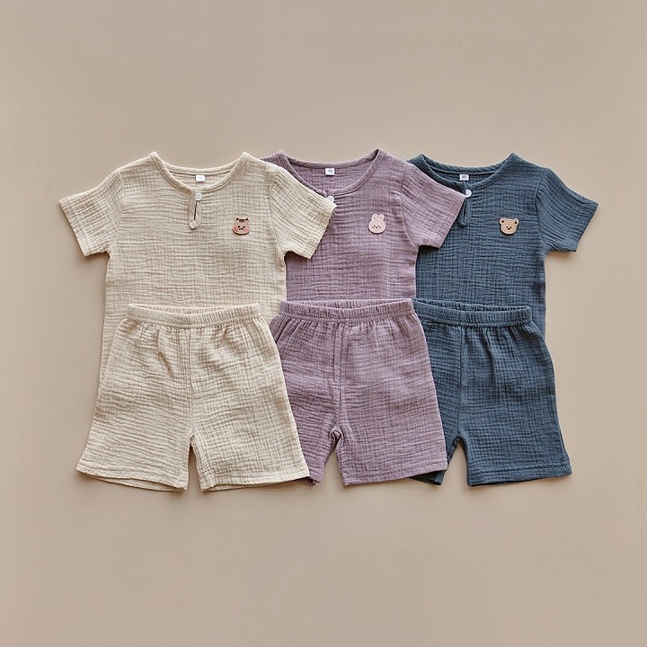 25S/S DTD甜夏棉糖系列🍭-棉紗短袖上下套裝