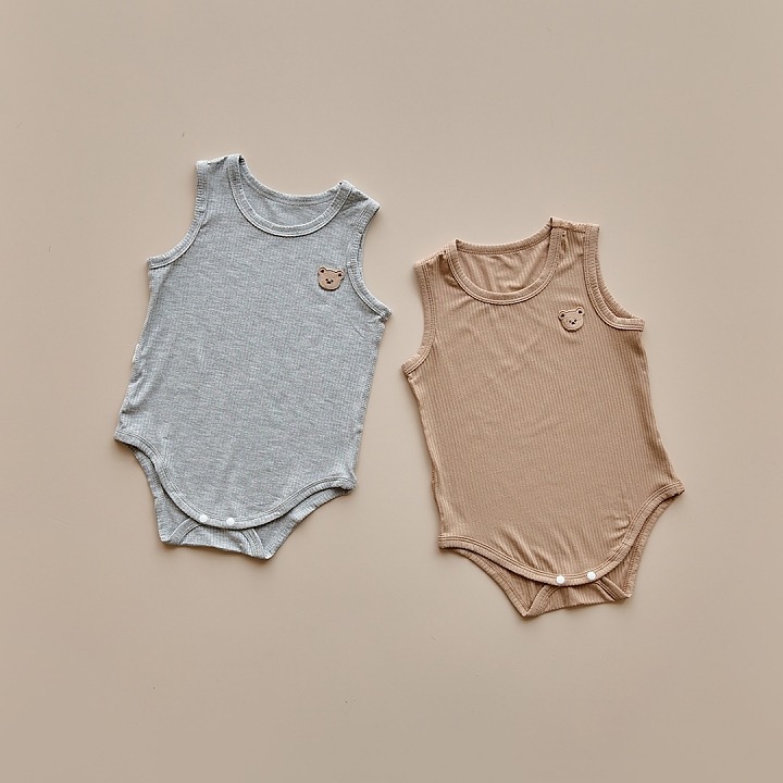 25S/S DTD甜夏棉糖系列🍭-莫代爾羅紋無袖爬服