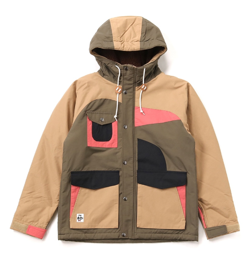 CHUMS Men’s Camping Boa Parka - Green | Fleece Outdoor Jacket, Warm Sherpa Zip-Up for Camping & Fall/Winter Wear  JUN25