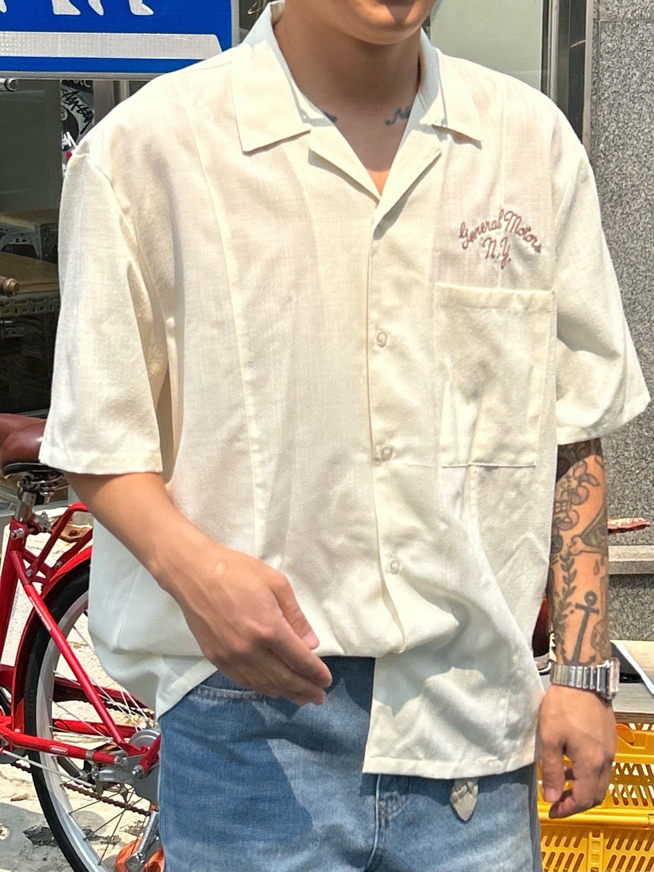 英文字短袖恤衫 Veil-047S