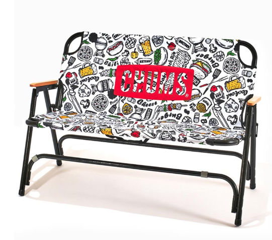 CHUMS Back with Bench – Booby BBQ Folding Chair | 2-Person Portable Camp Chair for Outdoor & Picnic  JUN25