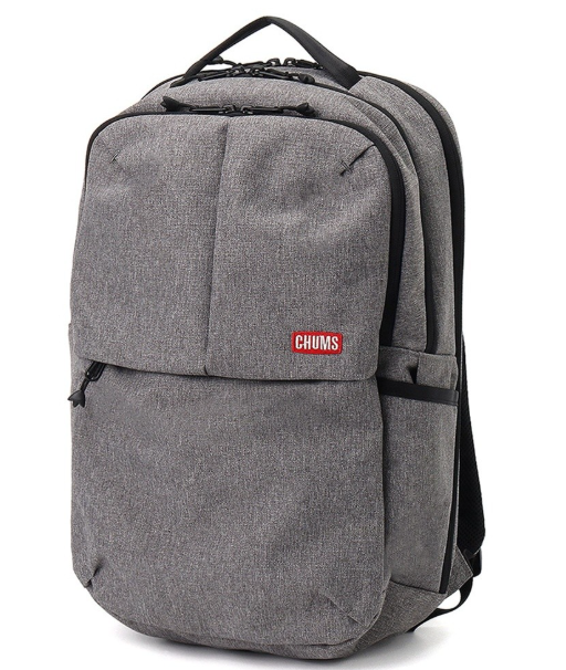 CHUMS SLC Work Day Pack – Light Gray | Water-Repellent Commuter Backpack with Laptop Compartment & Lightweight Design JUN25
