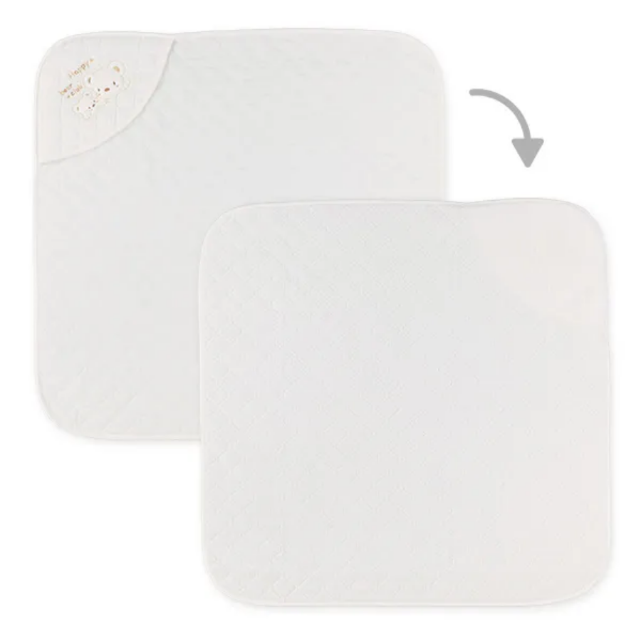 【Nishimatsuya】Hooded Swaddling Cloth Blanket (White Bear)