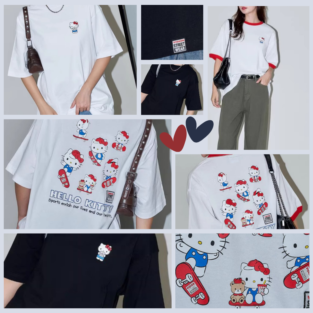 PUBLUX × HELLO KITTY 印花TEE