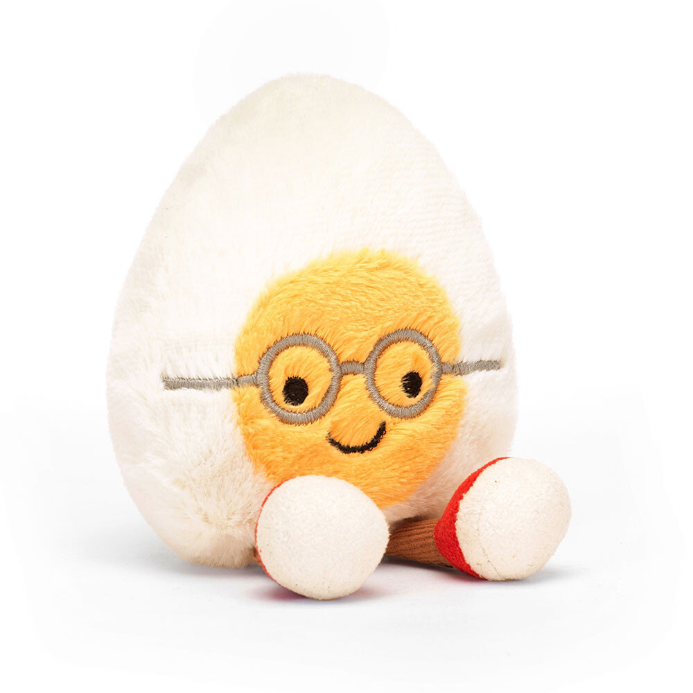 JELLYCAT 四眼水煮蛋Amuseables Boiled Egg Geek
