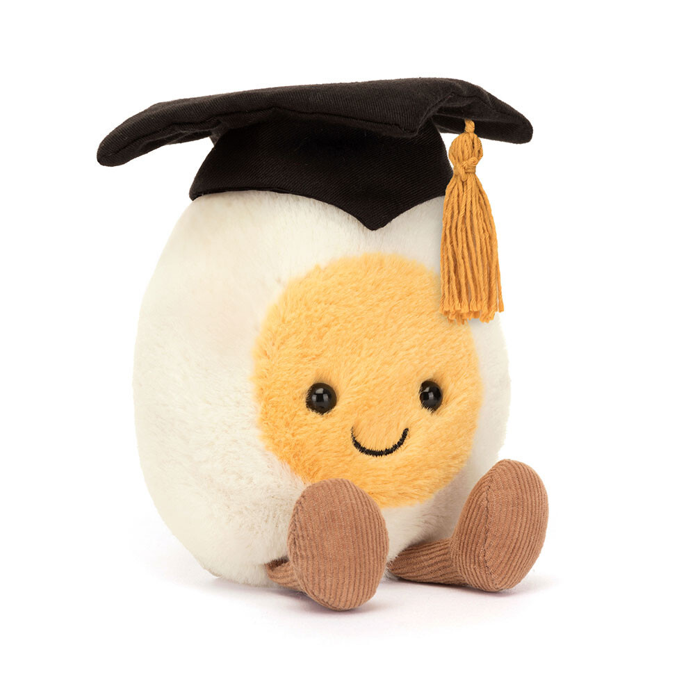JELLYCAT 畢業水煮蛋 Amuseables Boiled Egg Graduation
