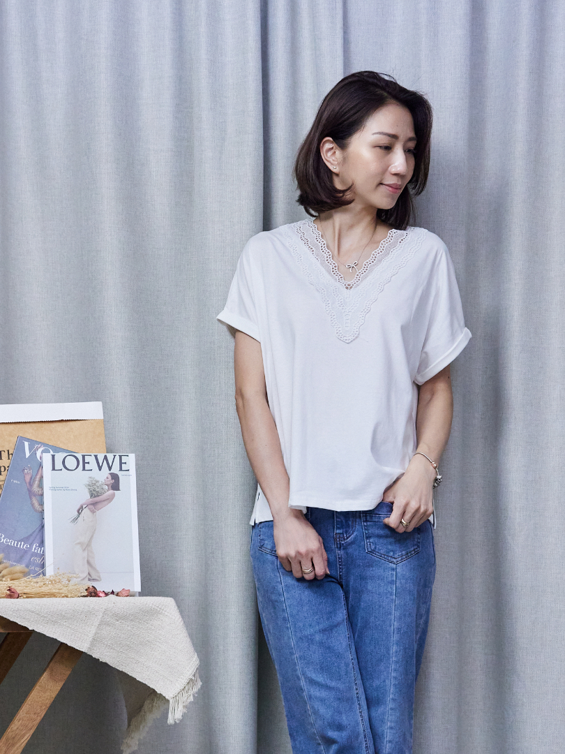 質感UP穿搭術｜冰棉x蕾絲的夏日優雅提案  ⚡️搶現貨 ⚡️