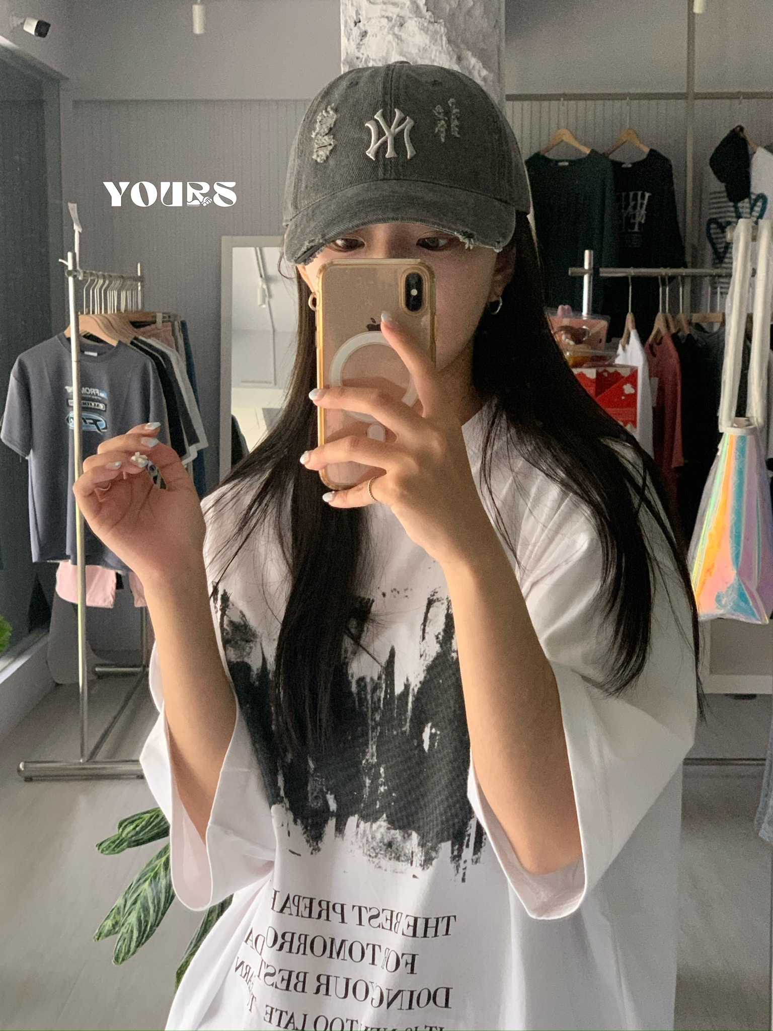 KARINA同款💥 MLB 復古水洗刷舊棒球帽