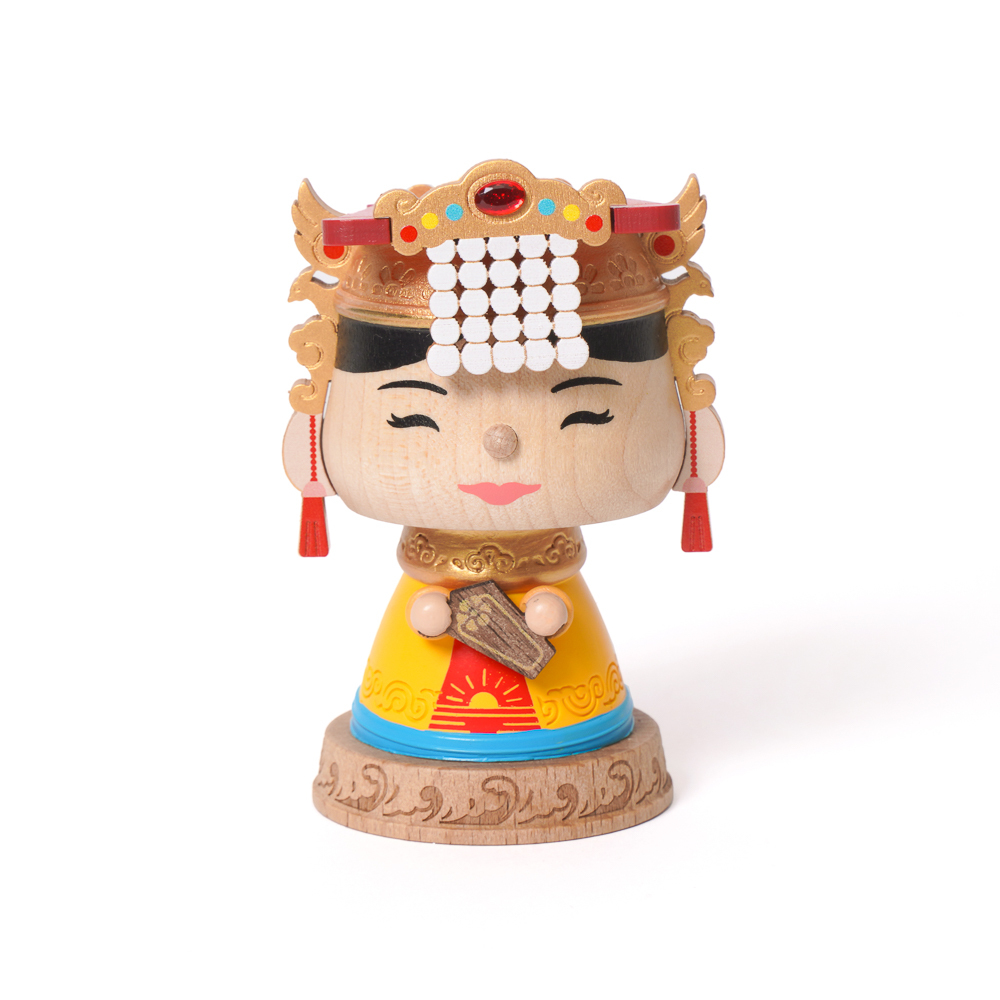 【知音文創】媽祖-神明 彈簧擺飾 彈簧搖頭公仔