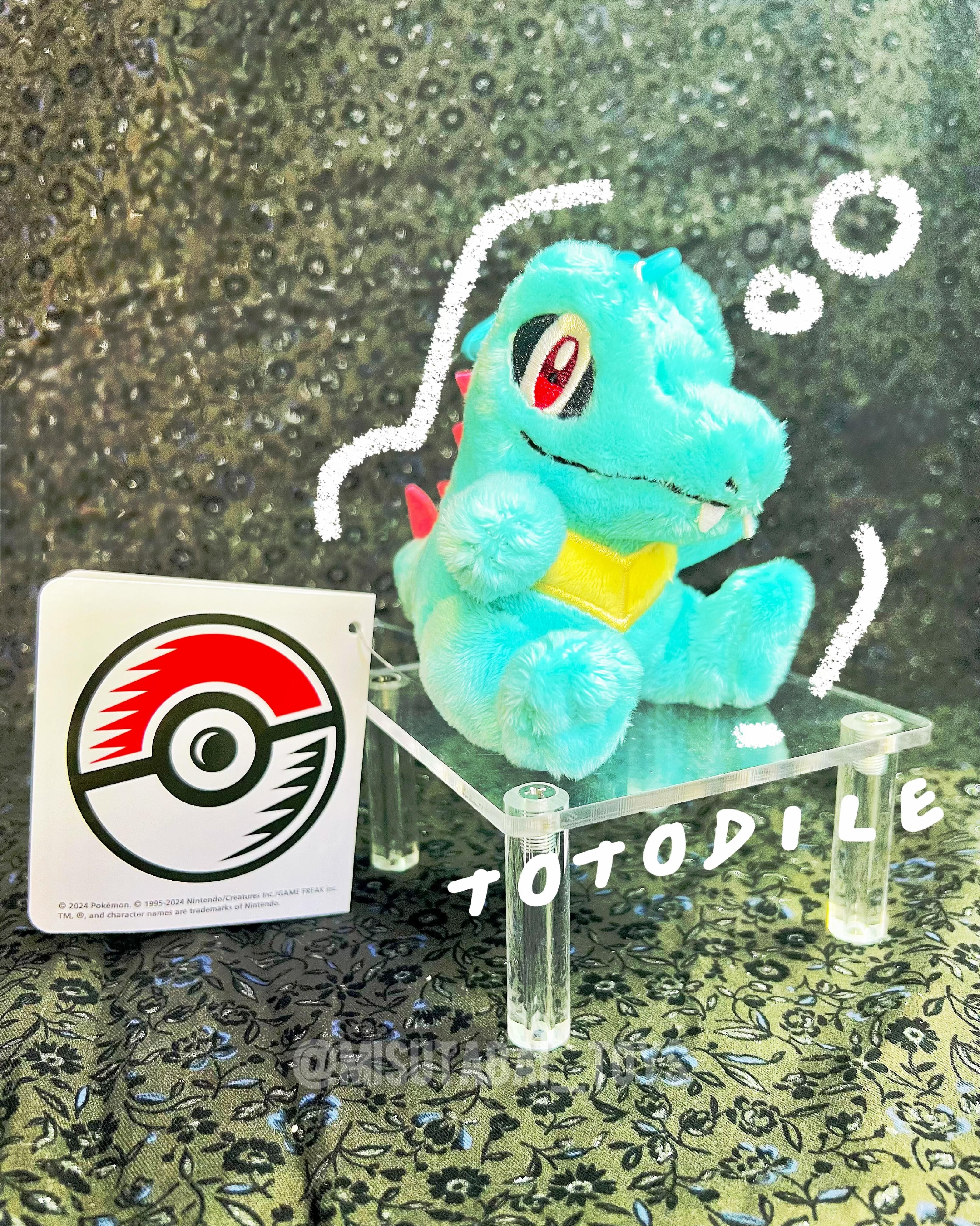Pokemon Center Original Plush Keychain: Totodile