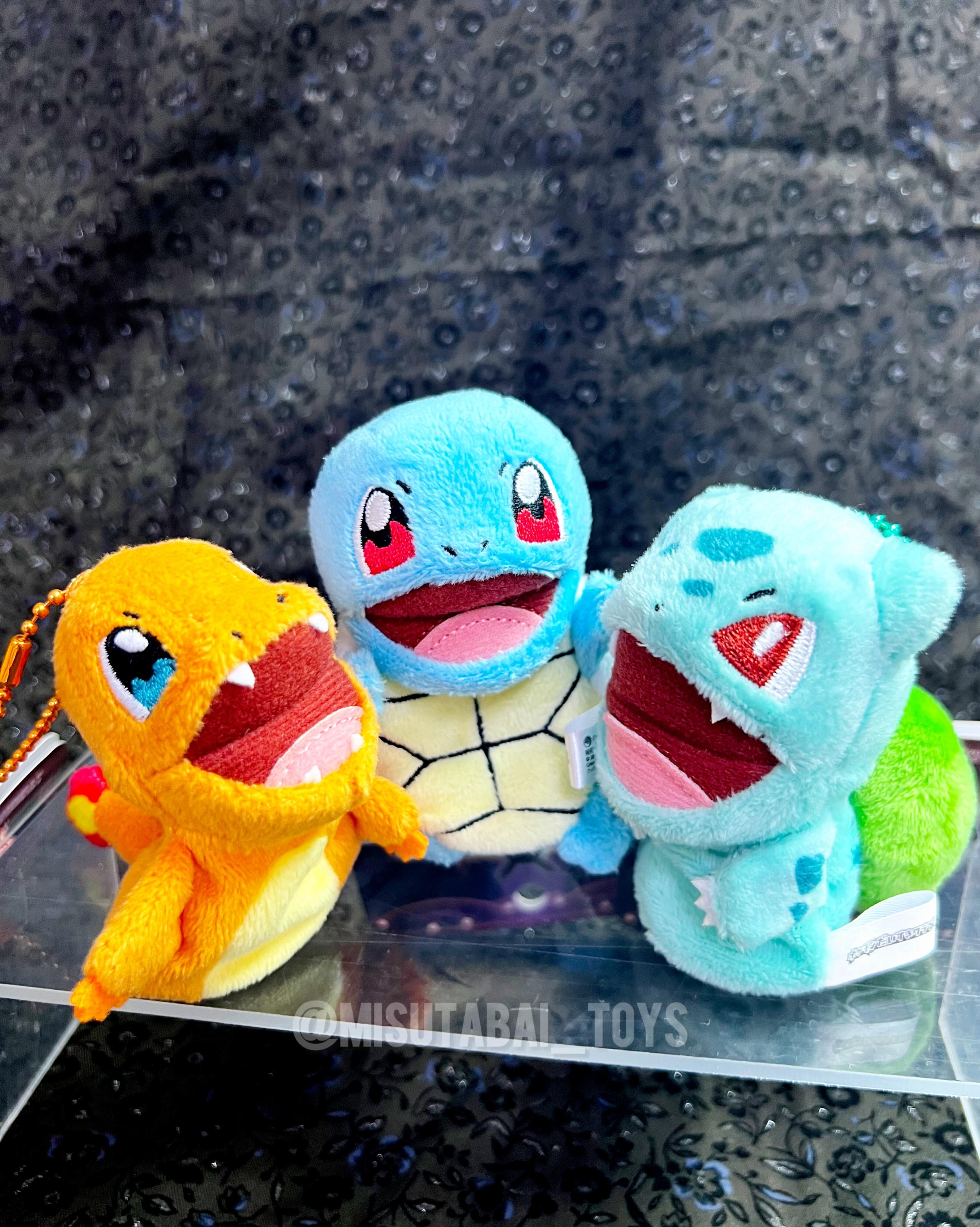 Pokemon Center Original Finger Puppet: Bulbasaur/ Charmander/ Squirtle