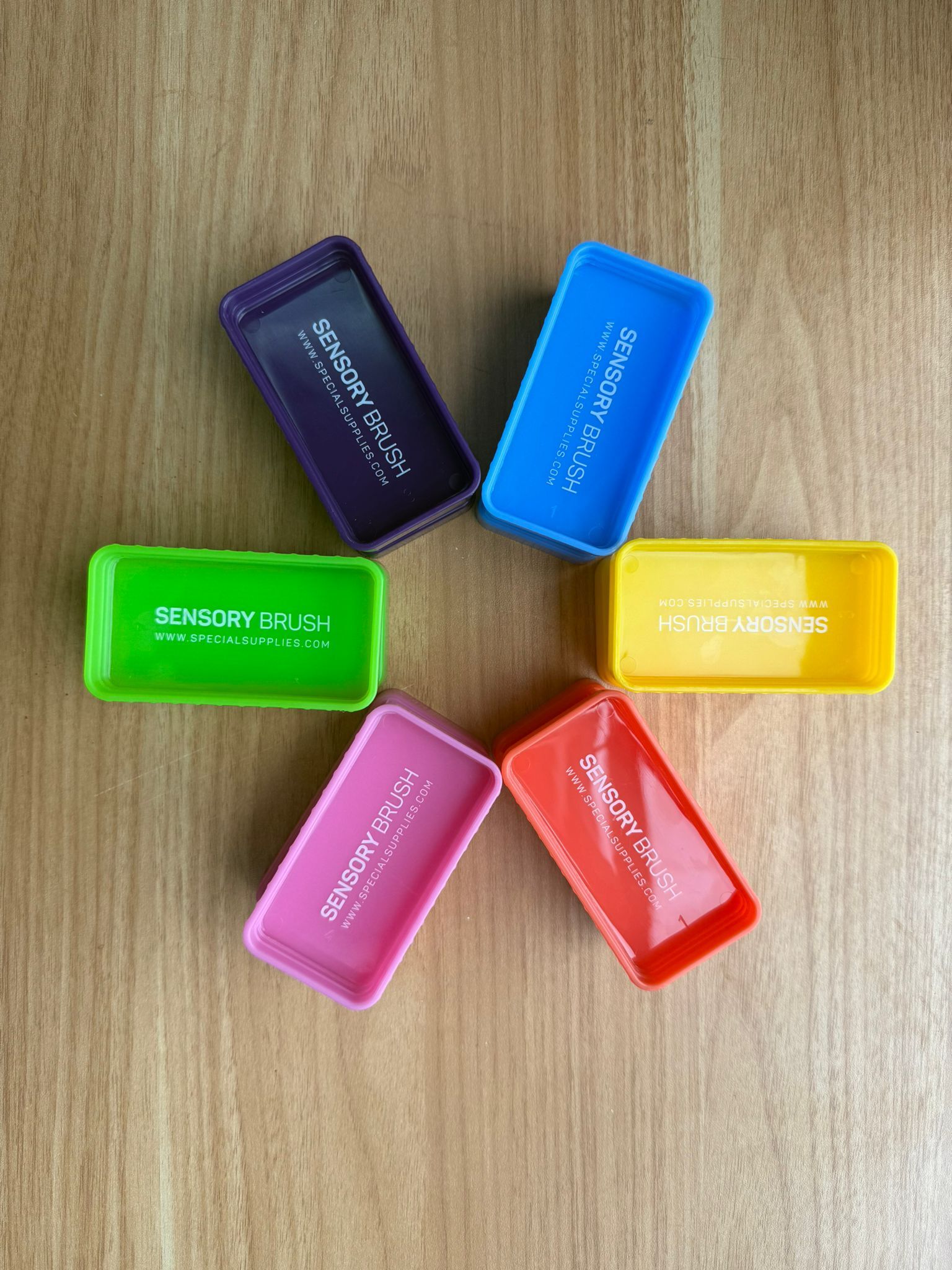 Sensory Brush 觸覺刷（彩色6色)  顏色隨機