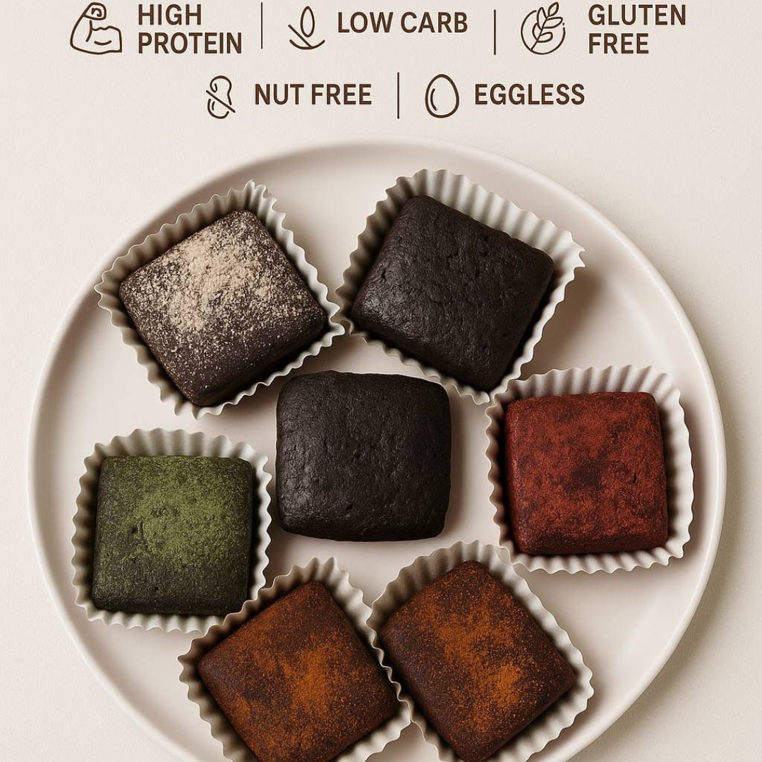 [現貨] [-18°C] 無糖高蛋白布朗尼 ±90g