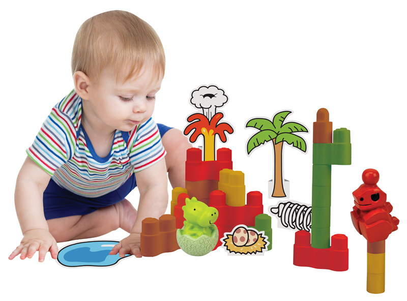 KA10747 恐龍世界軟膠積木 - Dino