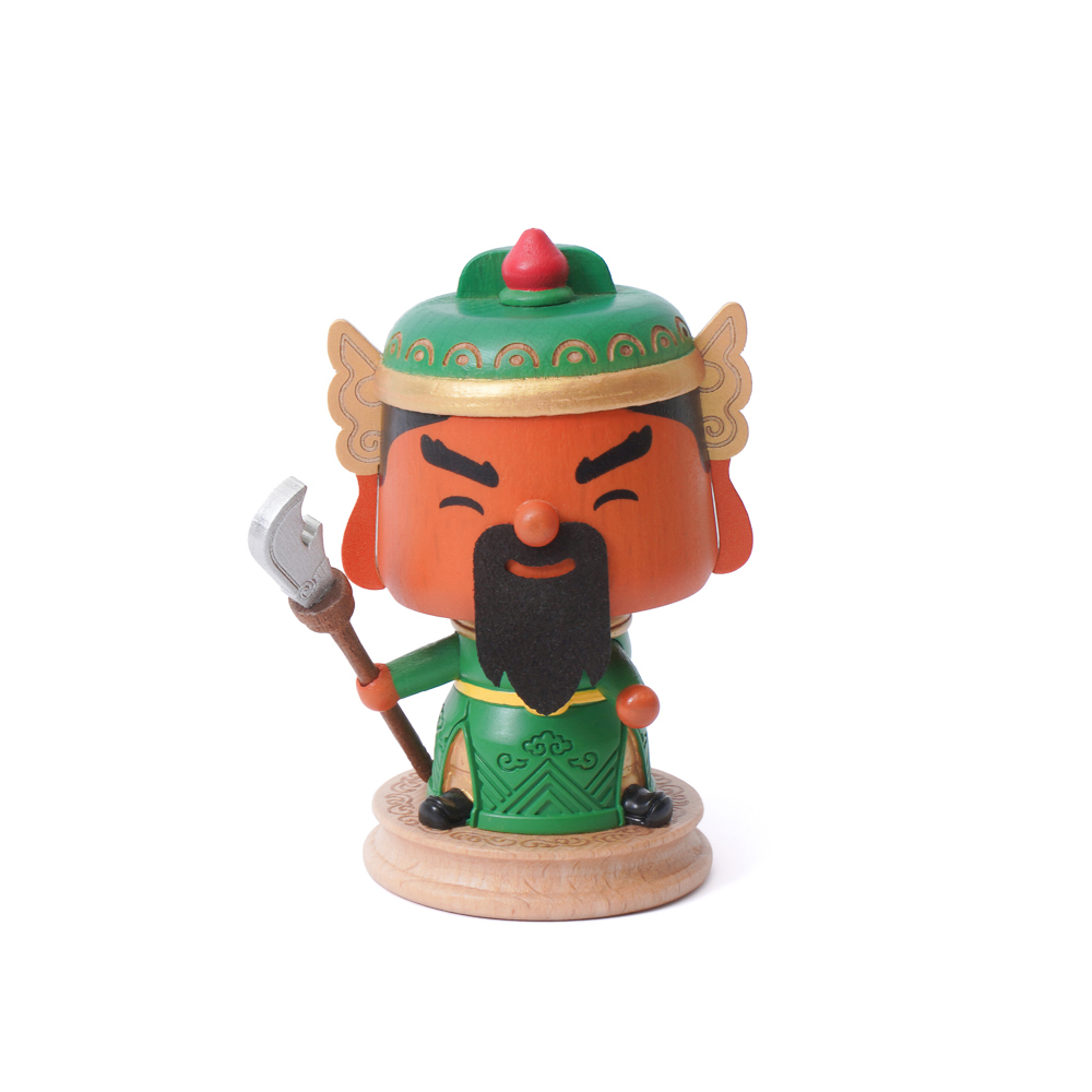 【知音文創】關聖帝君-關公 神明 彈簧擺飾 彈簧搖頭公仔