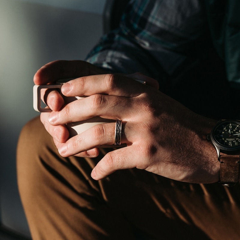 【ACCY073】荊棘刻印雕花開口設計戒指