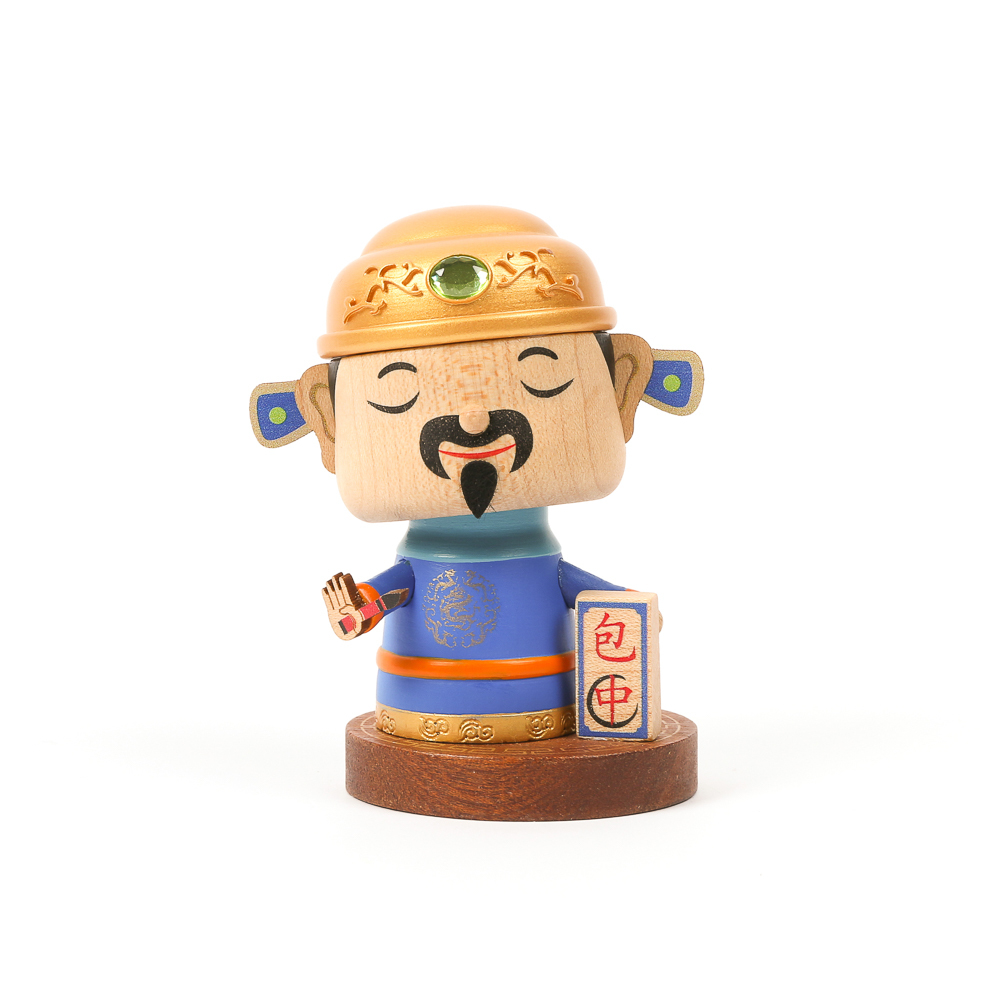 【知音文創】文昌帝君-神明 彈簧擺飾 彈簧搖頭公仔