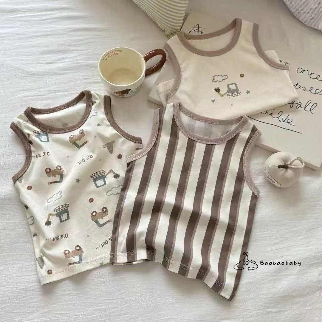 挖土機出動背心三件組