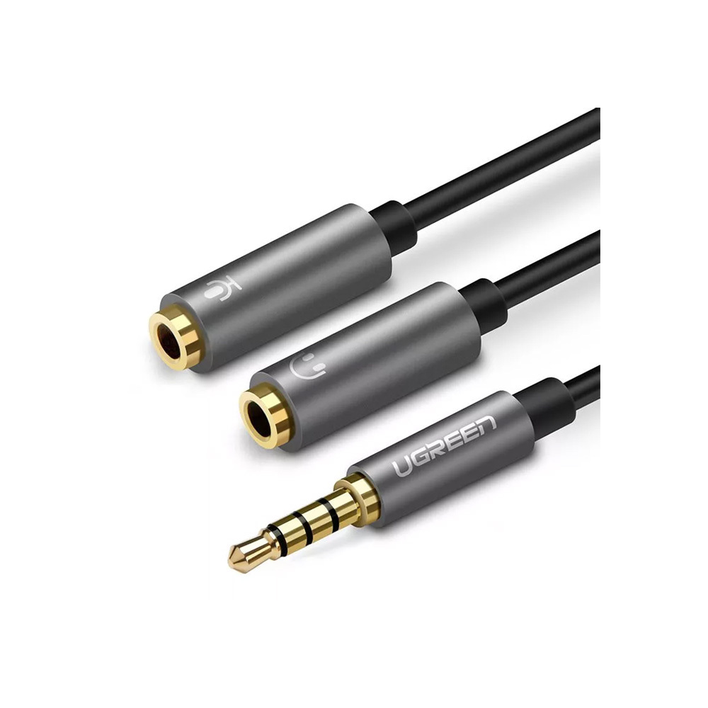 Ugreen 3.5mm 轉接頭音頻線鋁製外殼延長線_AV141 - 30619