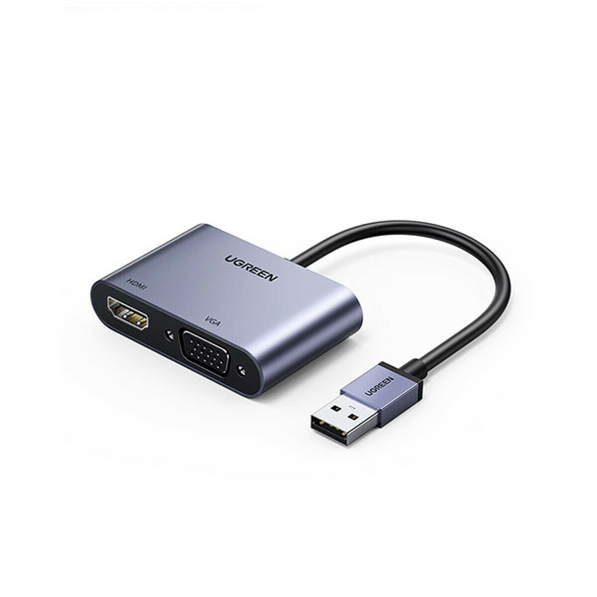 Ugreen USB 3.0 to HDMI+VGA轉換器_CM449-20518