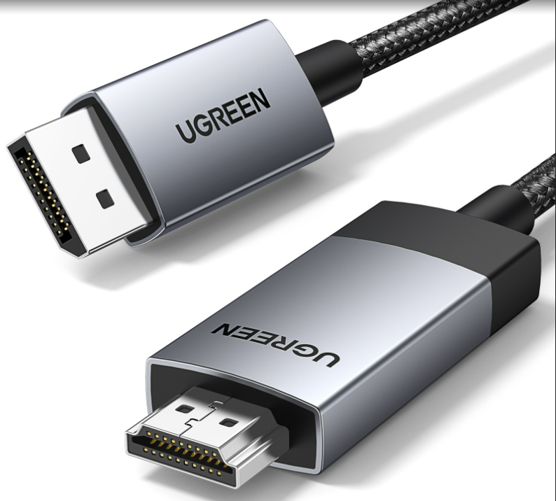 Ugreen DP 轉 HDMI 4K 影像傳輸線- 3米_DP119 - 25491