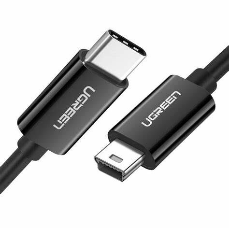 Ugreen USB-C 轉 Mini USB 影像傳輸線(1米)_US242-50445