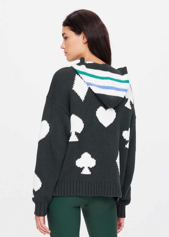 Ace of Hearts Abbey Knit Hoodie