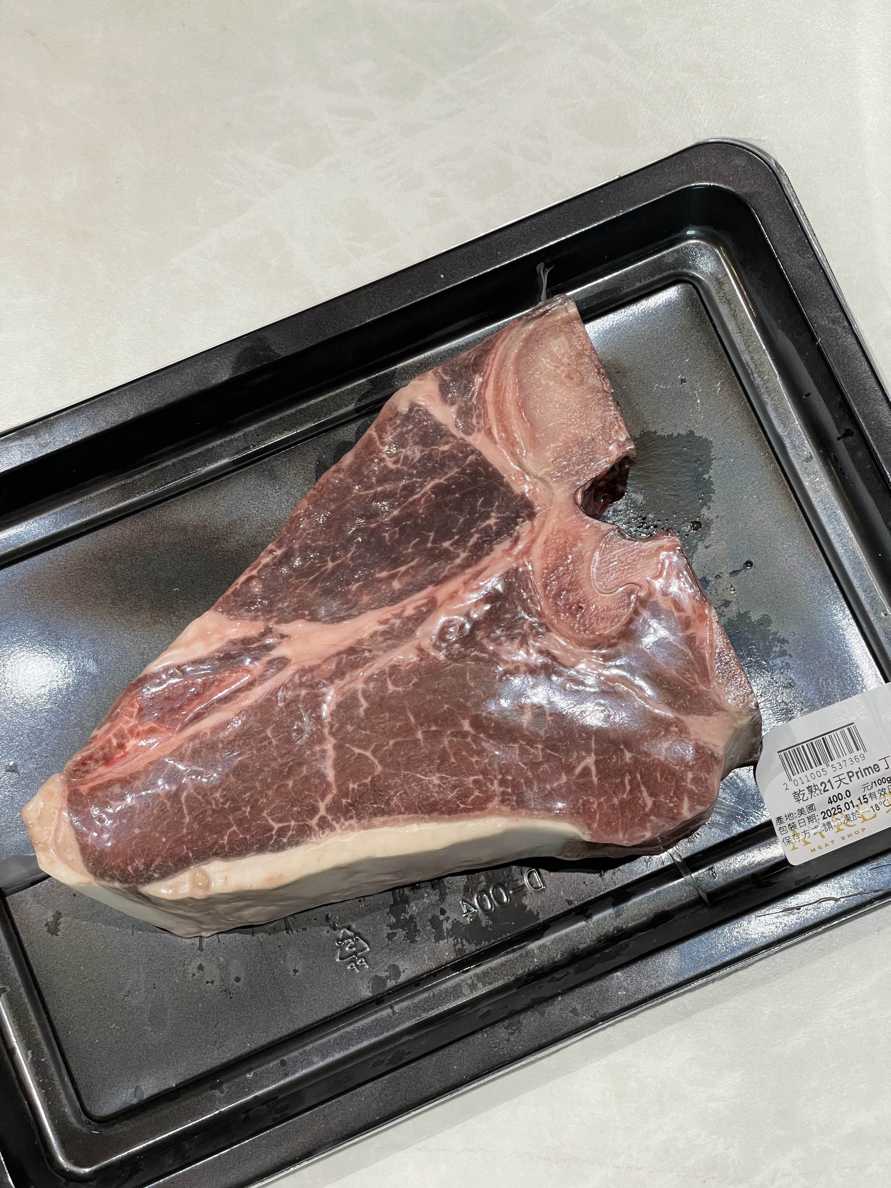 乾式熟成21天Prime丁骨牛排