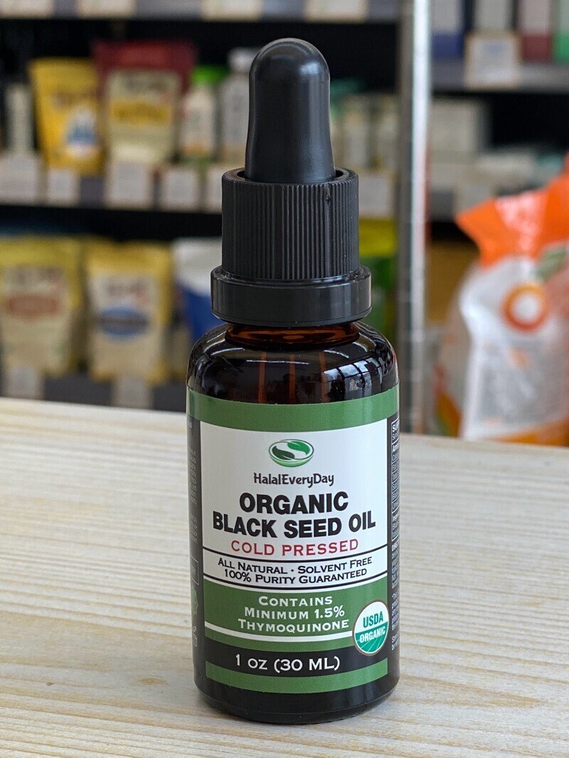 HalalEveryday 有機黑籽油 1安士 (最佳使用日期為2028年1月30日)