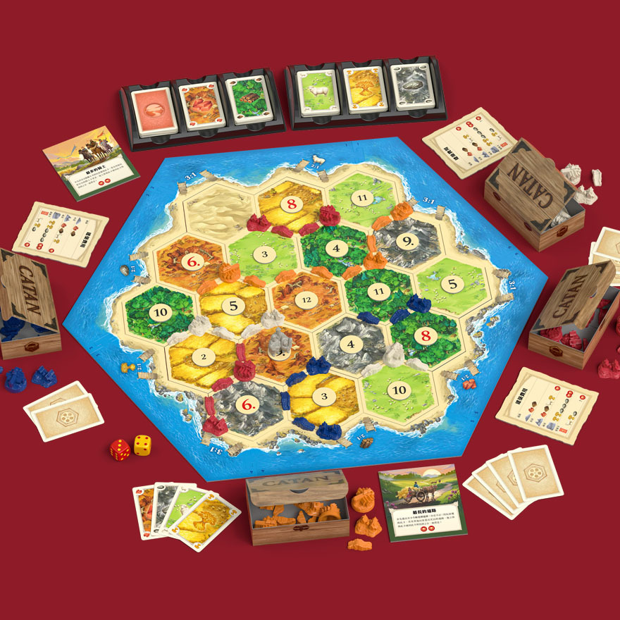 卡坦島 Catan 繁體中文基本版
