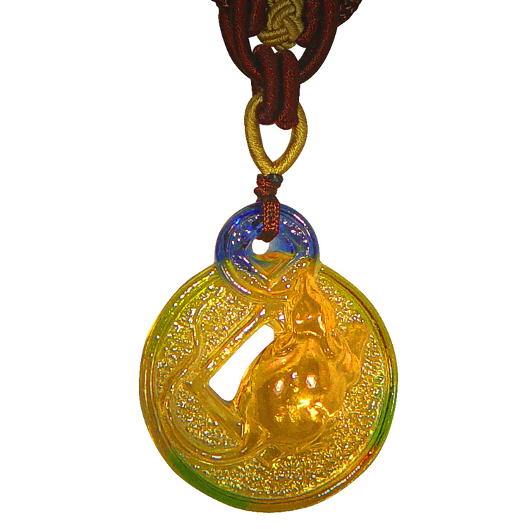 鹿港窯|彩虹琉璃.生肖守護|經典十二生肖吊墜項鍊