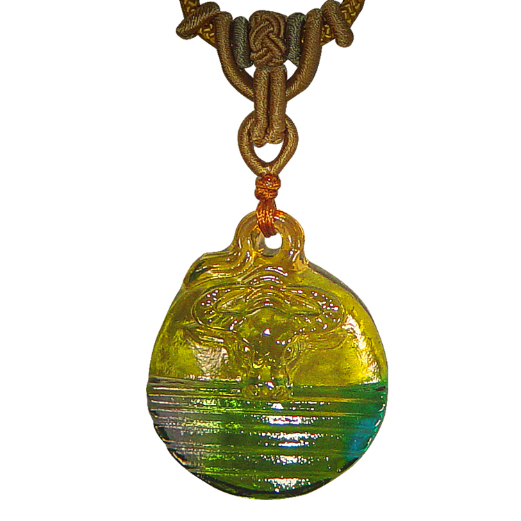 鹿港窯|彩虹琉璃.生肖守護|經典十二生肖吊墜項鍊