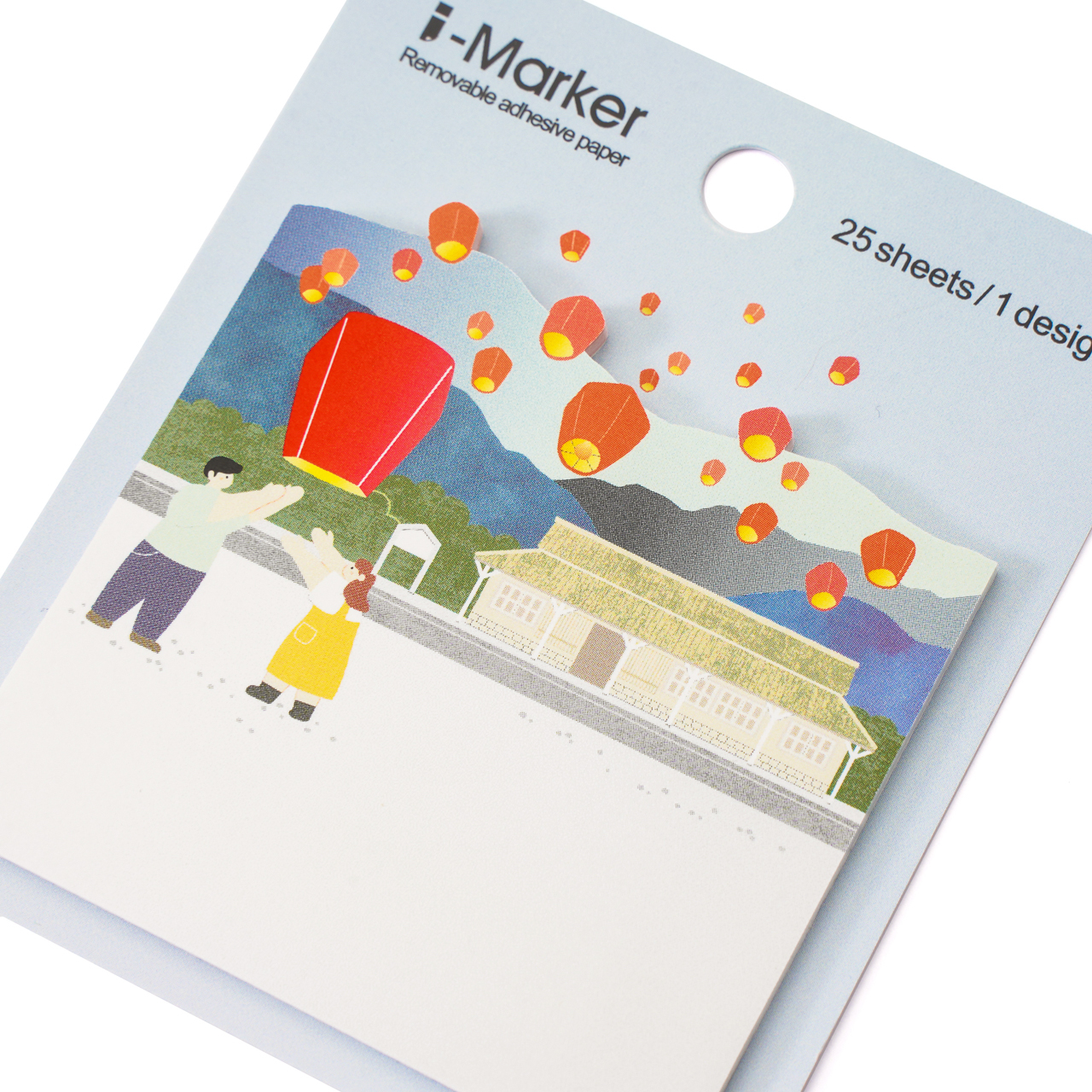 【知音文創】祈福便利貼 放天燈/廟宇