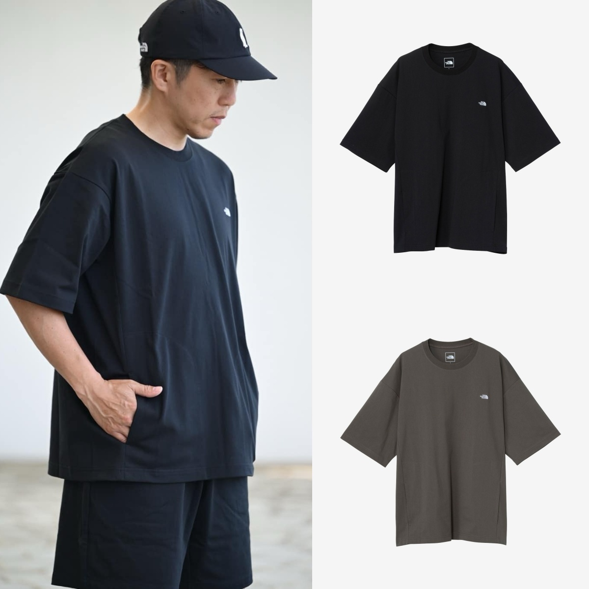 預購┃日本 THE NORTH FACE 直營限定 抗紫外線 刺繡 小LOGO 隱藏 口袋 短T