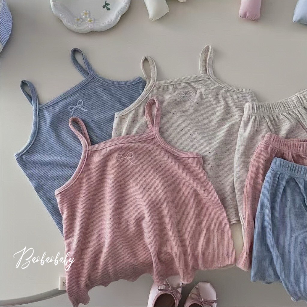 夏日奶凍吊帶套裝